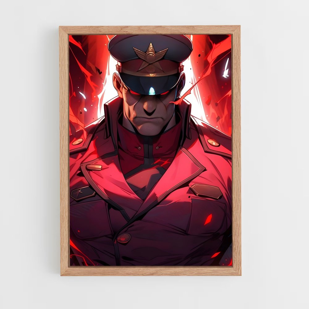 Poster Flame Fighter – affiche Street Fighter (vue 4)
